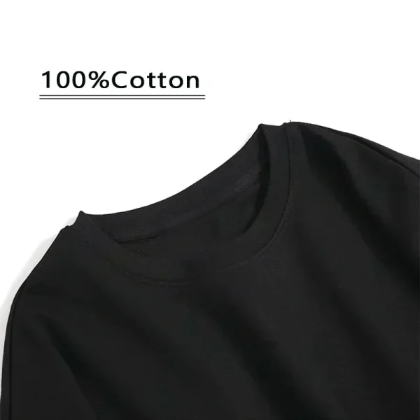 Creative Printed Letter NPC Loaded Mid-Summer Men's Short Sleeve Tshirts Oversize Men's Women's Casual Fun Loose Couple T-shirt - Image 2