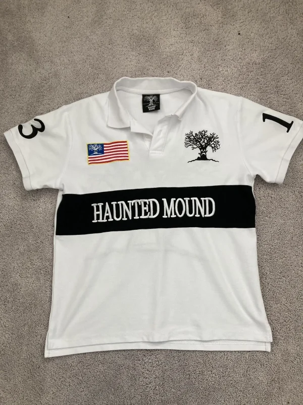 American Retro Polo Shirt Y2K TShirt Mens Womens Rock Hip Hop Letter Embroidery Loose Shirt Round Neck Short Sleeve Cotton Tops