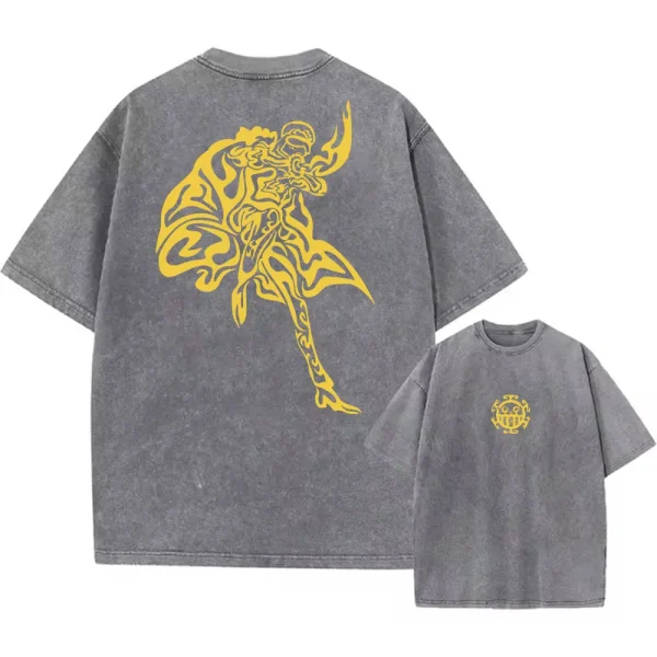 Hip Hop Men Streetwear T-Shirt Retro Vintage Washed Graphic T Shirt Men Harajuku Cotton Casual Short Sleeve Tshirt Tops - Image 2