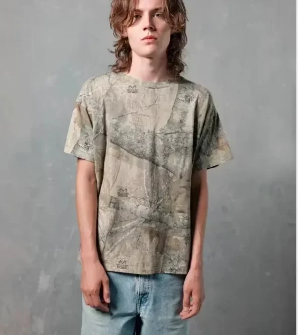 2025 hip-hop Y2K style camouflage printing T-shirt, same style for men and women, suitable for summer casual street wear Hot - Image 2