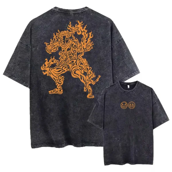 Hip Hop Men Streetwear T-Shirt Retro Vintage Washed Graphic T Shirt Men Harajuku Cotton Casual Short Sleeve Tshirt Tops - Image 6